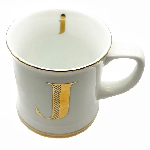 🆕 PC Monogram “J” Mug - Picture 2 of 7